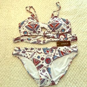 Zeraca 2 piece bathing suit